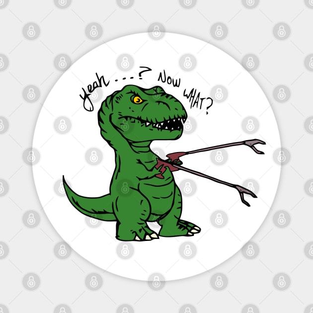 T-Rex Evolved (Child-Friendly Version) Magnet by MarinasingerDesigns